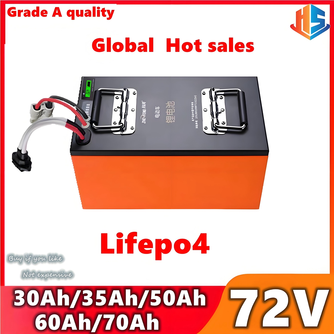 Scooter EV 72V 50Ah 60AH 35AH  - 72V 60Ah Lifepo4 Battery Pack recension och pris