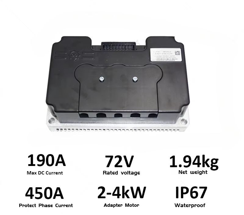 QSMOTOR 205 3000W V3 Brushless - Electric Motorcycle Conversion Kit 72V recension och pris